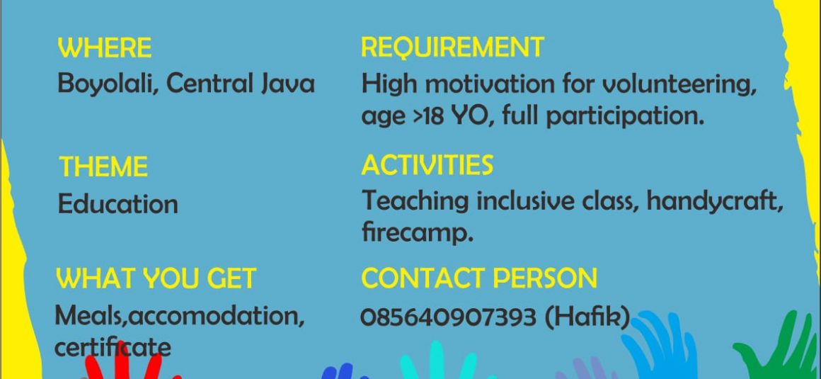 Mini camp for children with disabilities